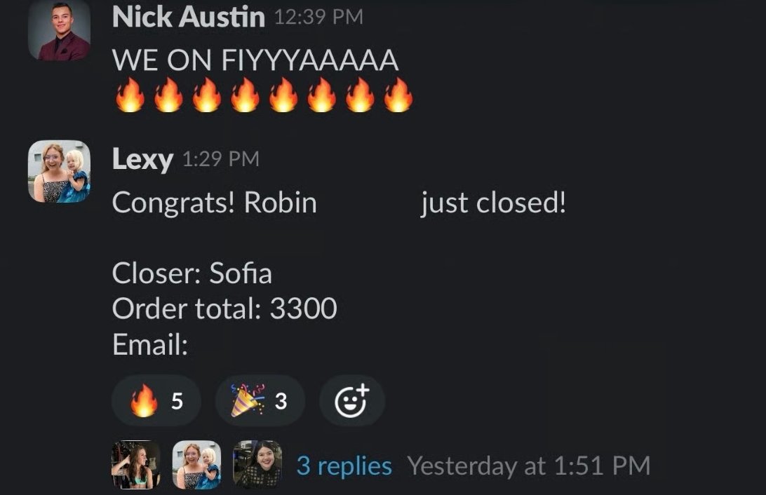 Lexy team closer just closed $3300